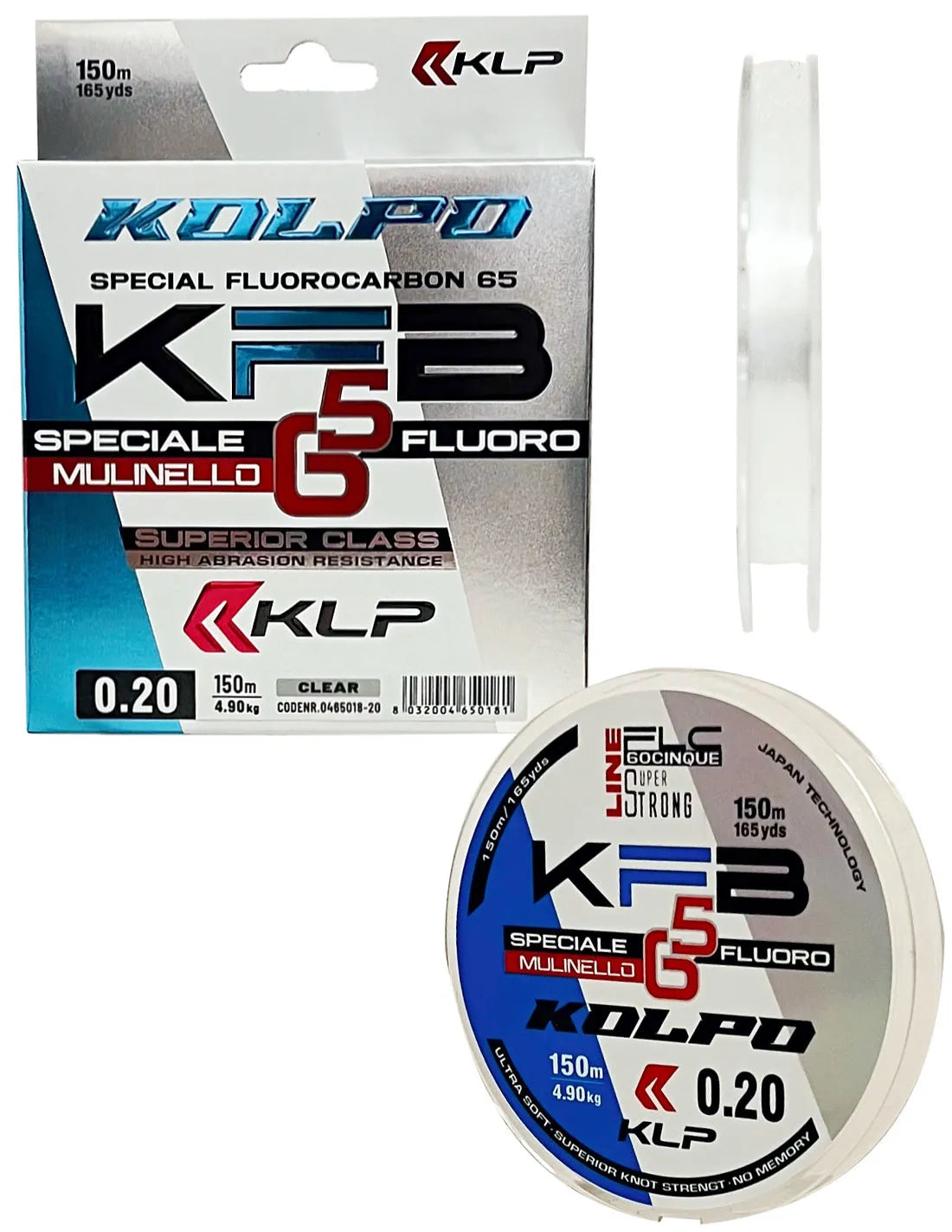 Kolpo KFB 150 m – Monofilo Trasparente 65% Fluorocarbon