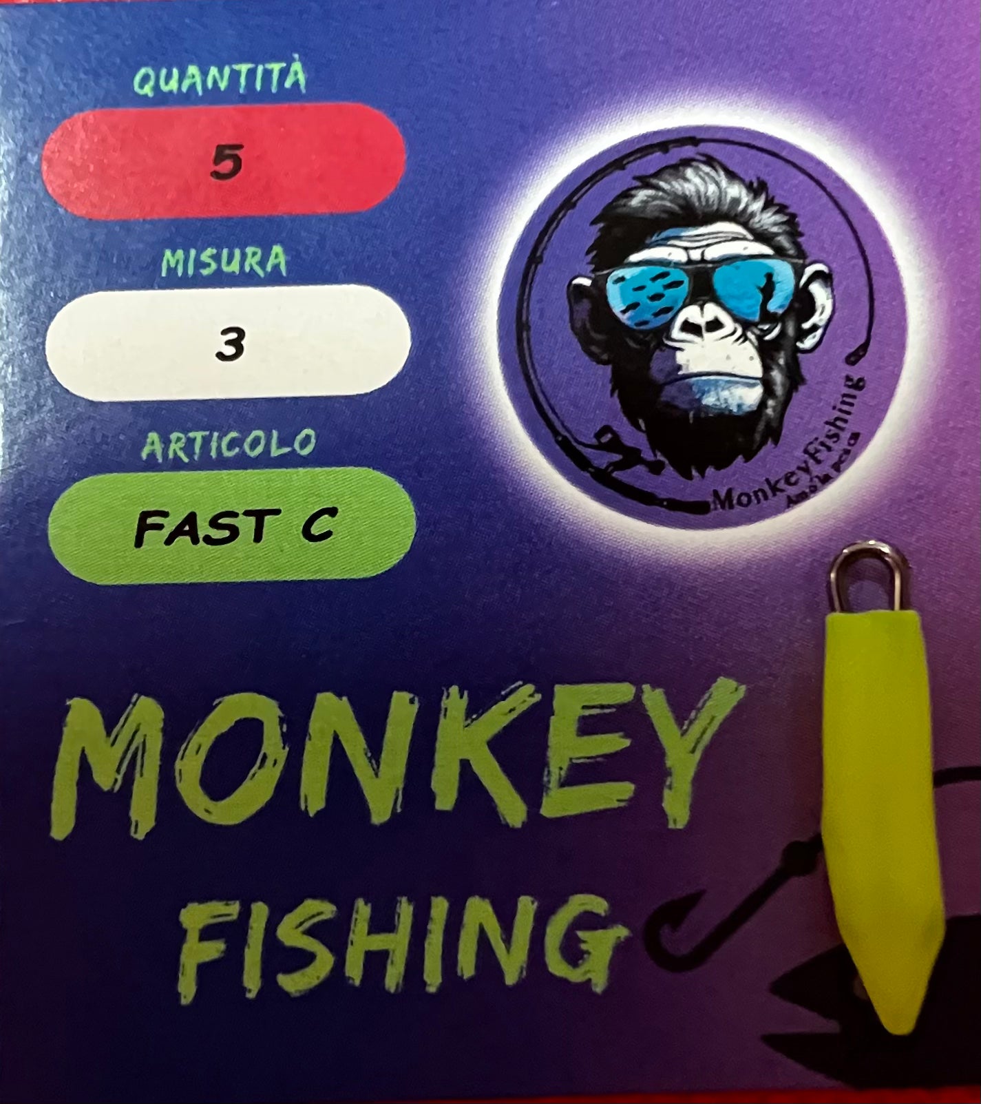 MonkeyFishing Connettore Fast C inox Misura 3