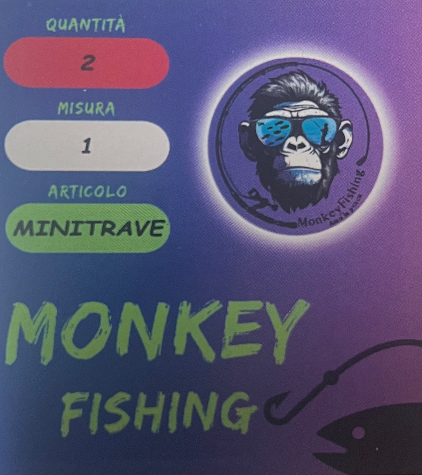 MonkeyFishing Minitrave in nylon 2pz