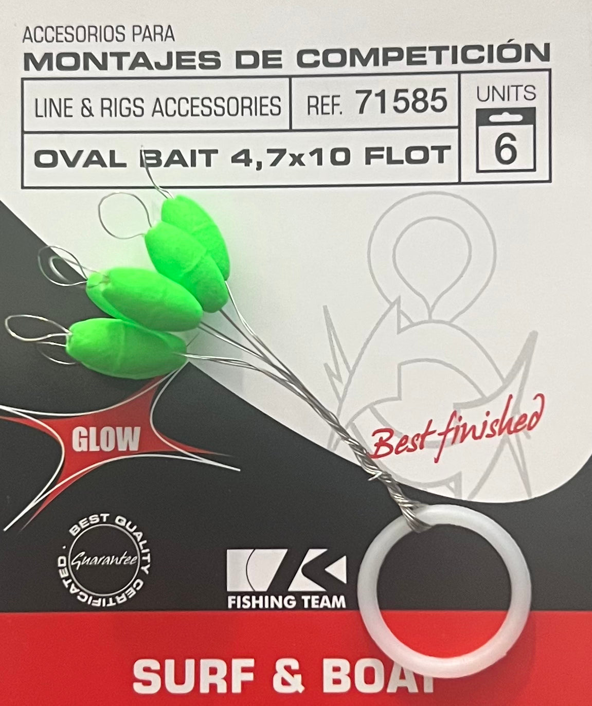 Kalikunnan Flotter Verde competizione 4,7x10 Glow