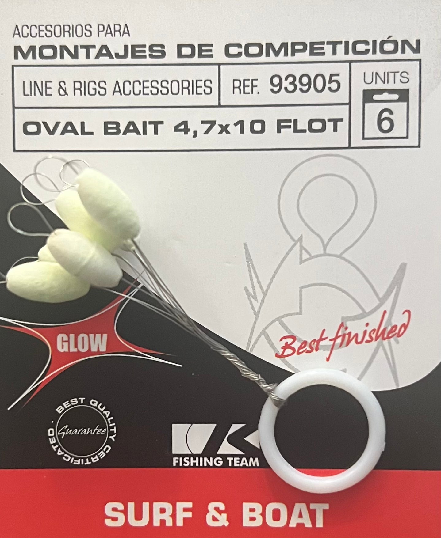 Kalikunnan Flotter Bianco competizione 4,7x10 Glow