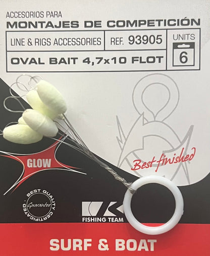 Kalikunnan Flotter Bianco competizione 4,7x10 Glow