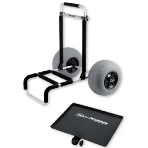 Kali Kunnan Big Feet XXL – Carrello Surfcasting in Alluminio con Ruote Balloon e Piatto Porta Esche
