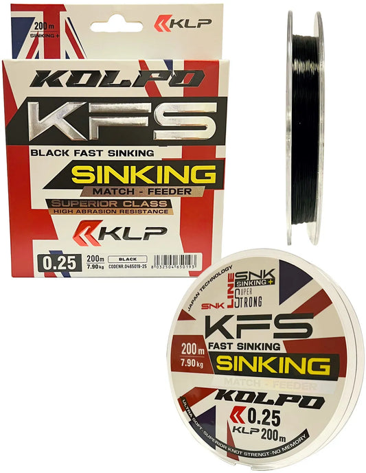 Kolpo KFS Nero 200mt – Filo Monofilo Affondante