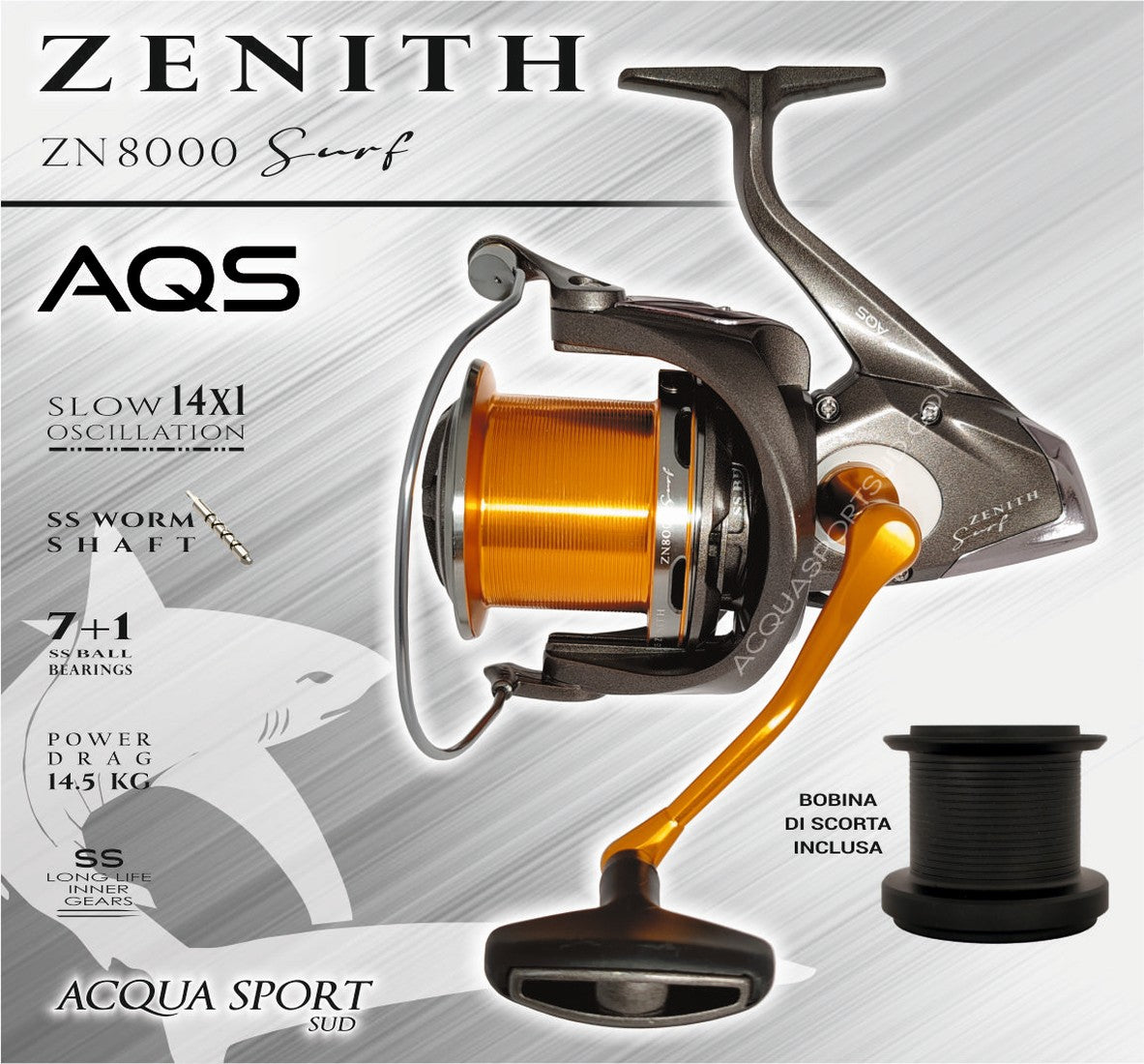 AQS Zenith 8000 doppia Bobina