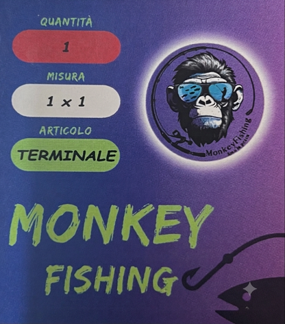 MonkeyFishing Terminale predatori Acciaio a 1 ami