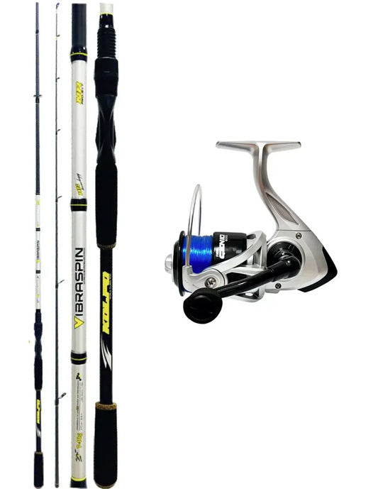 Canna Vibra Spin 7-40gr 2,70mt + Mulinello Genio con Filo