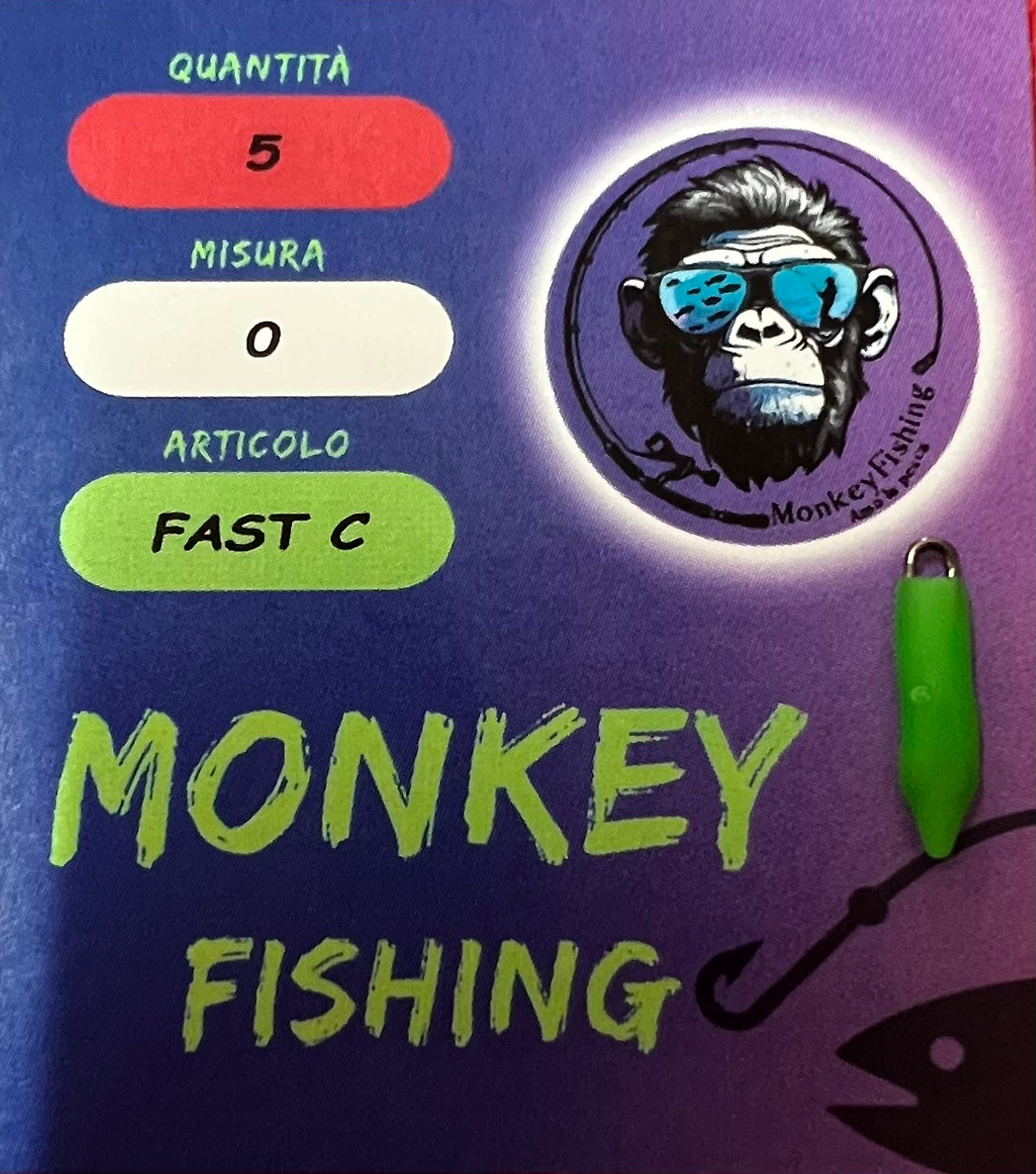 MonkeyFishing Connettore Fast C inox Misura 0