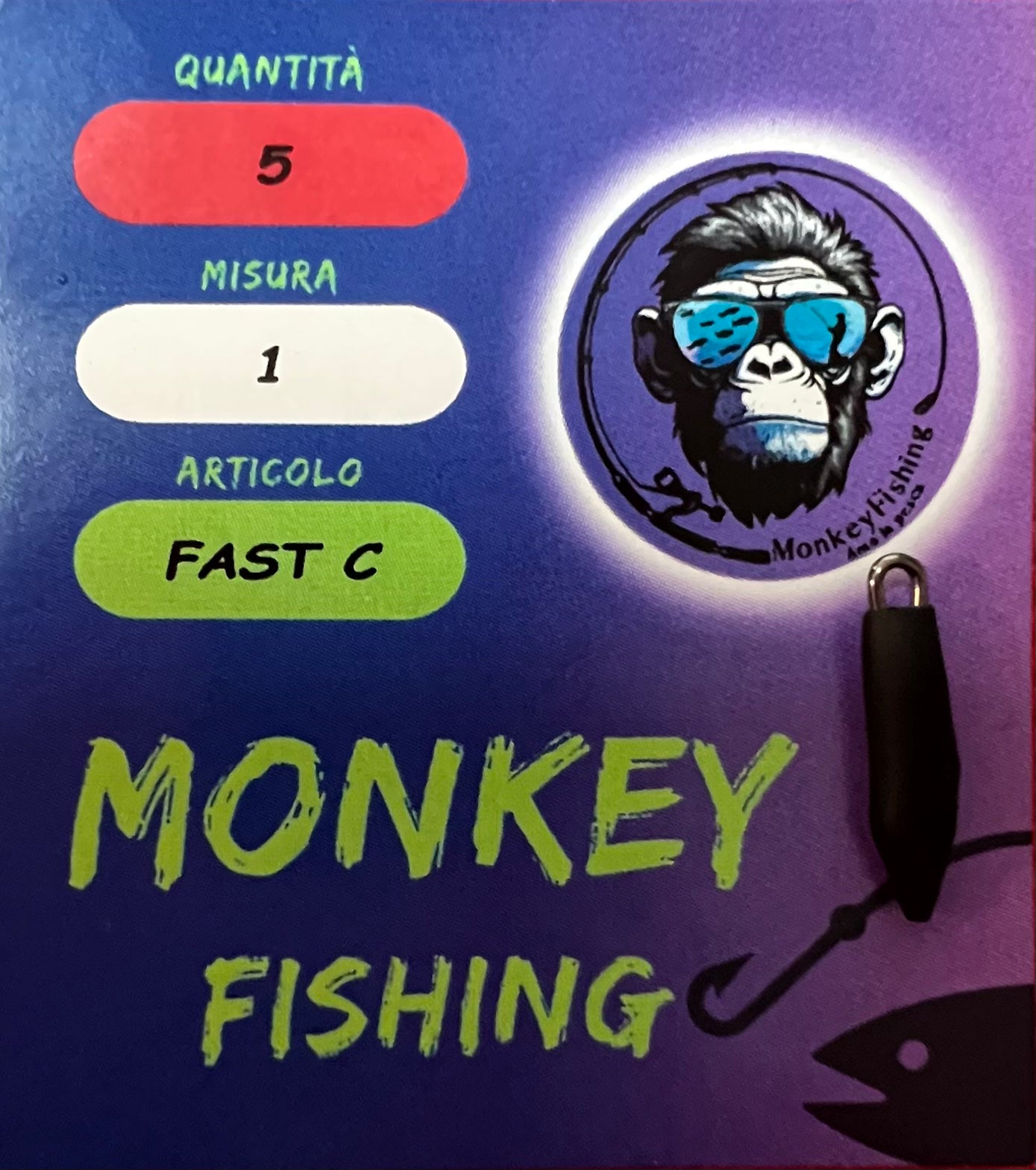 MonkeyFishing Connettore Fast C inox Misura 1