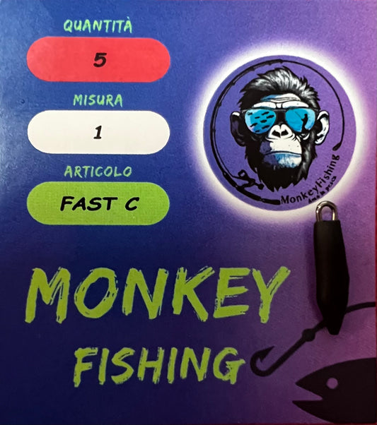 MonkeyFishing Connettore Fast C inox Misura 1