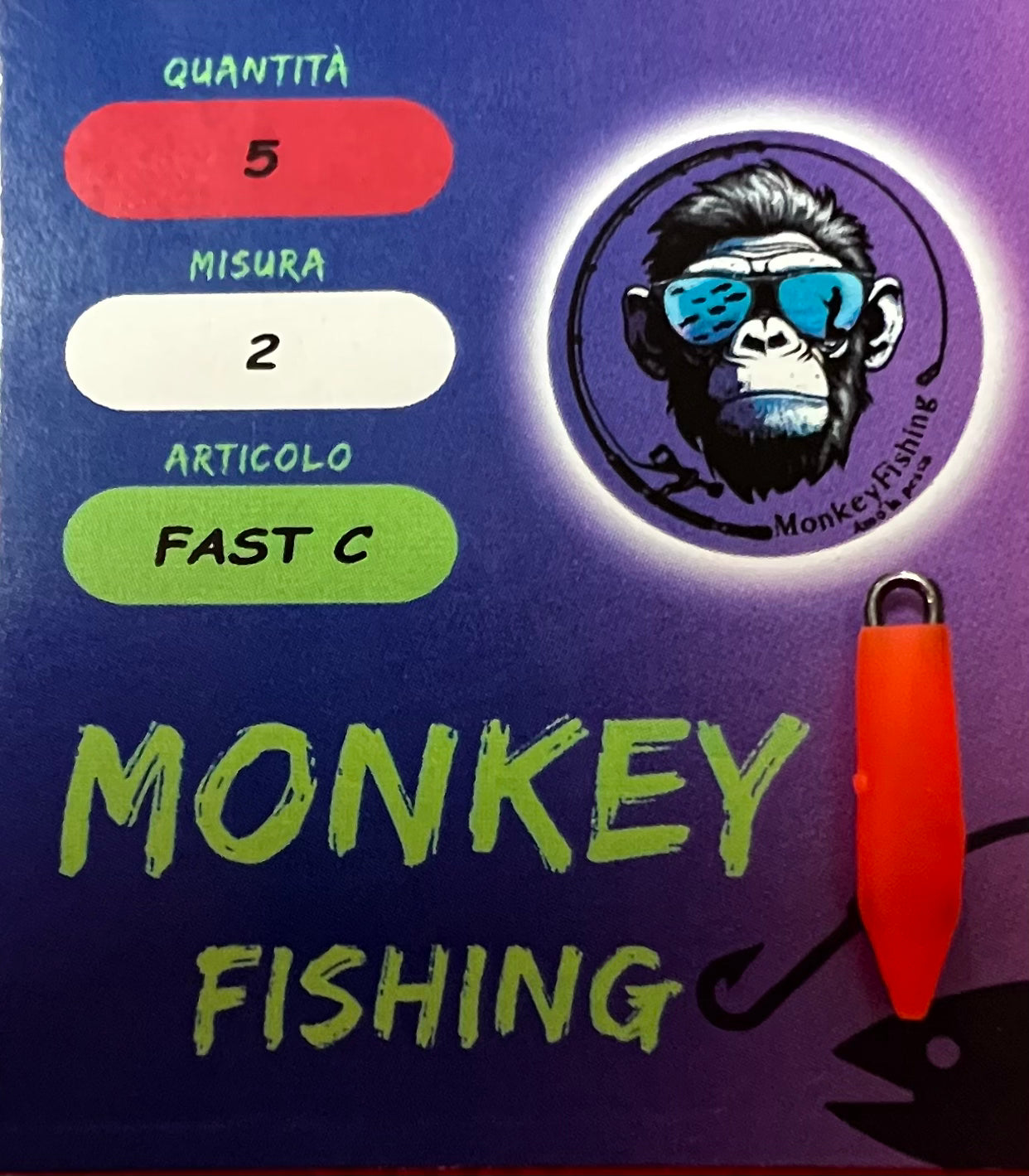MonkeyFishing Connettore Fast C inox Misura 2
