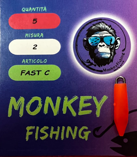 MonkeyFishing Connettore Fast C inox Misura 2