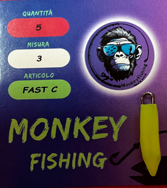 MonkeyFishing Connettore Fast C inox Misura 3