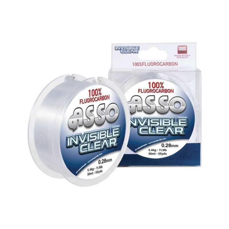 Asso Fluorocarbon Invisible Clear 50mt